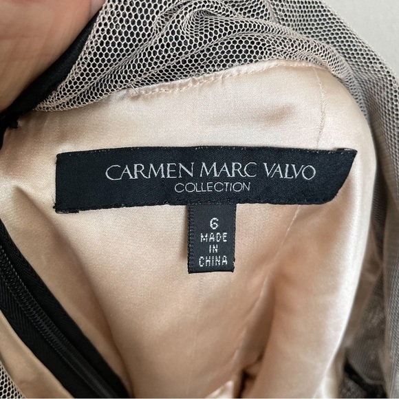 Carmen Marc Volvo A-Line Clover Lace Sleeveless Midi Dress - Picture 10 of 10